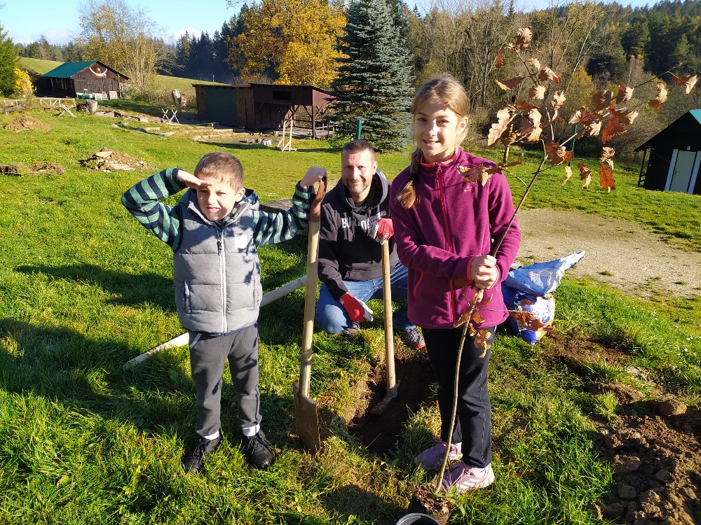 Skupinka P1 při práci Skupinka P1 při práci